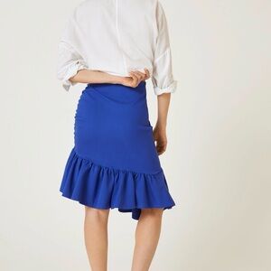 Maeve Slim Flounced Mini Skirt NWT